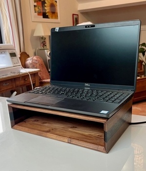 Support tablette PC  - ébonisation