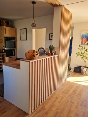 Claustra de séparation cuisine séjour