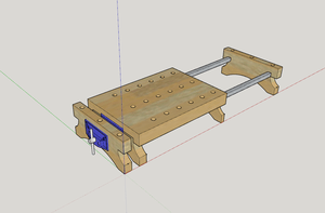 Etabli du confiné (établi de table)