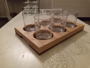 Plateau porte verre