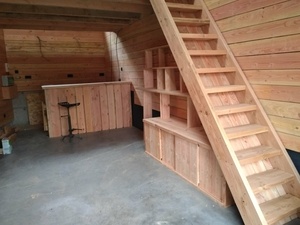 Aménagement de l'espace d'accueil d'une brasserie