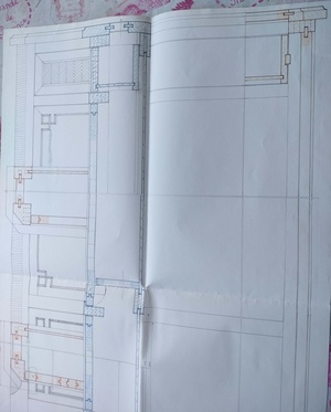 Plans réalisés à l'encienne (planche à dessin)