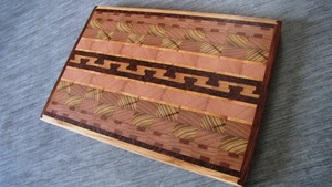 Planche à découper en bois de bout