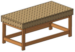 Table d'assemblage - Plan de travail
