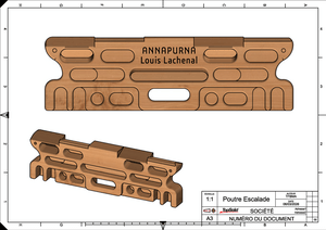 Poutre Escalade Louis Lachenal ANNAPURNA