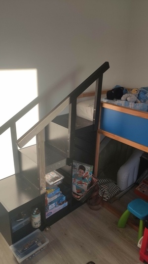 Barrière lit mezzanine enfant