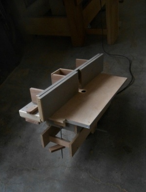 Défonceuse sous table pour établi