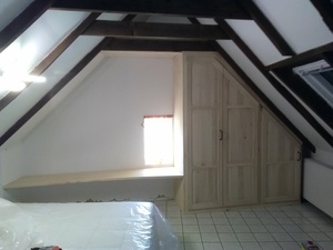 Penderie en érable sicomore