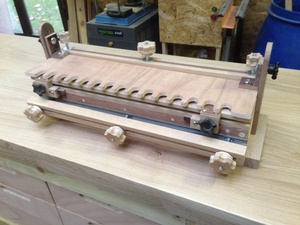 Gabarit d'usinage queue d'aronde cachée