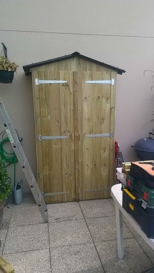 Le produit fini et posé