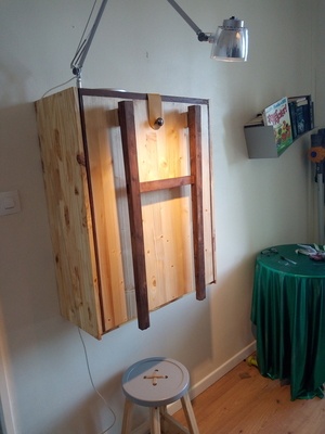 Meuble table pliante. Inspiration darbin orvar.