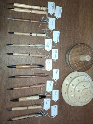 Série de stylo et présentoir