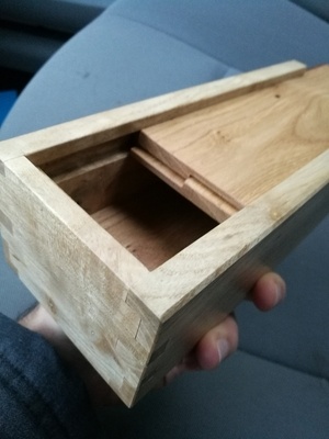 Couvercle fait avec 2 des 4 chevalets