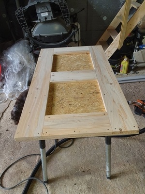 Table basse en bois recyclé