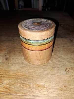 Boite en Orme : trexturage et couleur