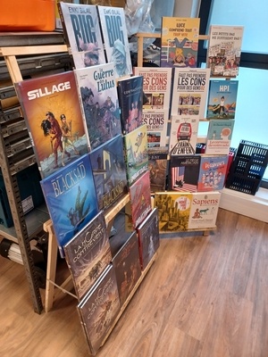 Présentoirs BD - low cost