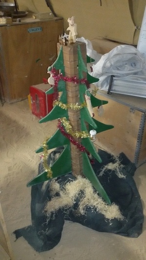 Un sapin de Noël au milieu du Sahara