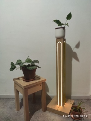 Luminaire moderne en Frêne