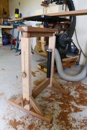 Tréteau modulable à rouleau