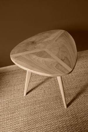 Guéridon style scandinave