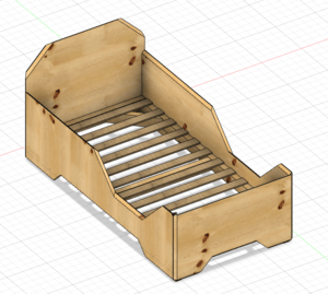 Lit enfant inspiré Montessori