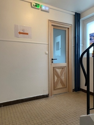 Porte d'interieur en frêne