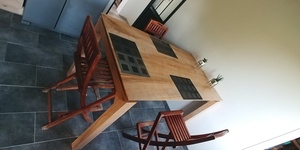 Table cuisine en frêne