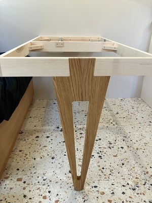 Table de Cuisine Fixe et Extensible
