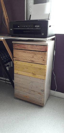 Petit meuble de bureau