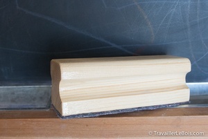 Une brosse pour tableau noir