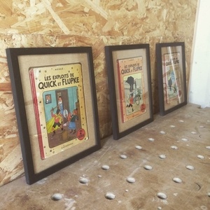 Des cadres pour Quick et Flupke