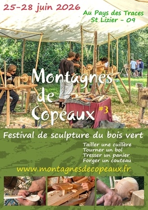 Festival de sculpture de bois vert - Montagnes de Copeaux - Ariège