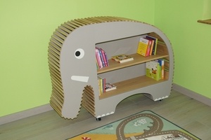 Bibliothèque éléphant