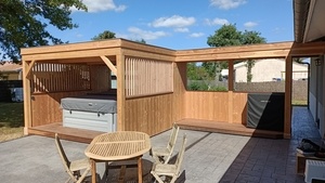 Abris spa +cuisine d'été