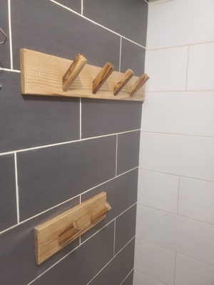 Patères à l'arrache