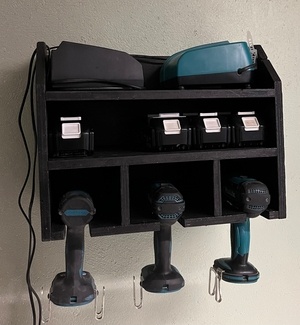 Meuble d'atelier : Rangement pour visseuse