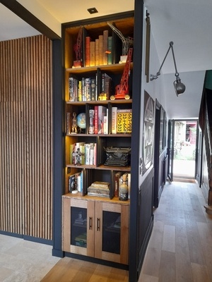 Bibliothèque chêne