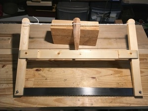 Scie cadre selon Roubo et les copains