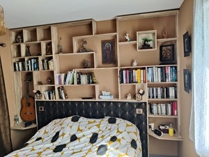 Tête de lit bibliothèque