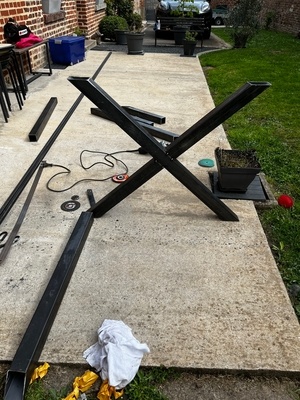 Piètement et installation du plateau