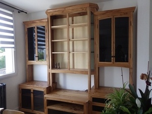 Mobilier de salon en orme