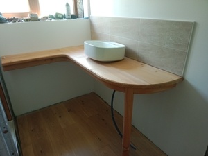 Plan de travail pour ma salle de bain