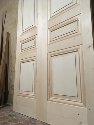 Grandes portes de placard - Et petite astuce de faux ravancement de moulure