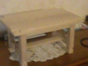 Fabrication d'un banc