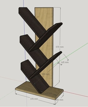Arbre à livres - Tree bookshelf