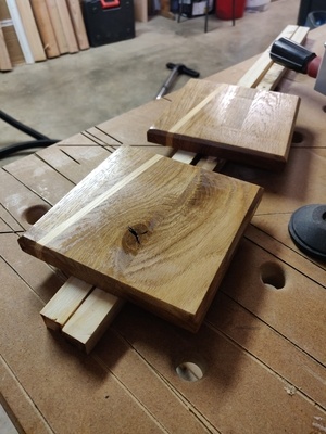 Sous-plat chêne et pin