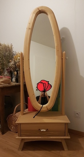 Psyché en bois de tout