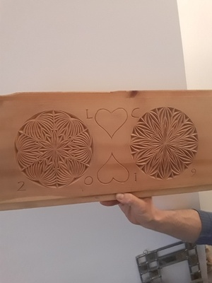 Sculptures au couteau, Pin Cembro