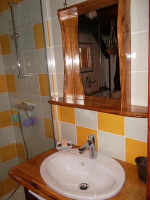 Lavabo & miroir "du fond des bois"