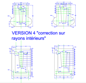 Plaques pour réalisation d'assemblage "queue d'aronde conique"